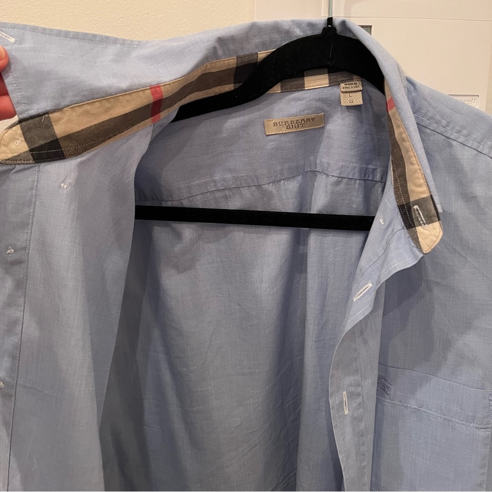 Burberry Brit Mens Button Down Dress Shirt